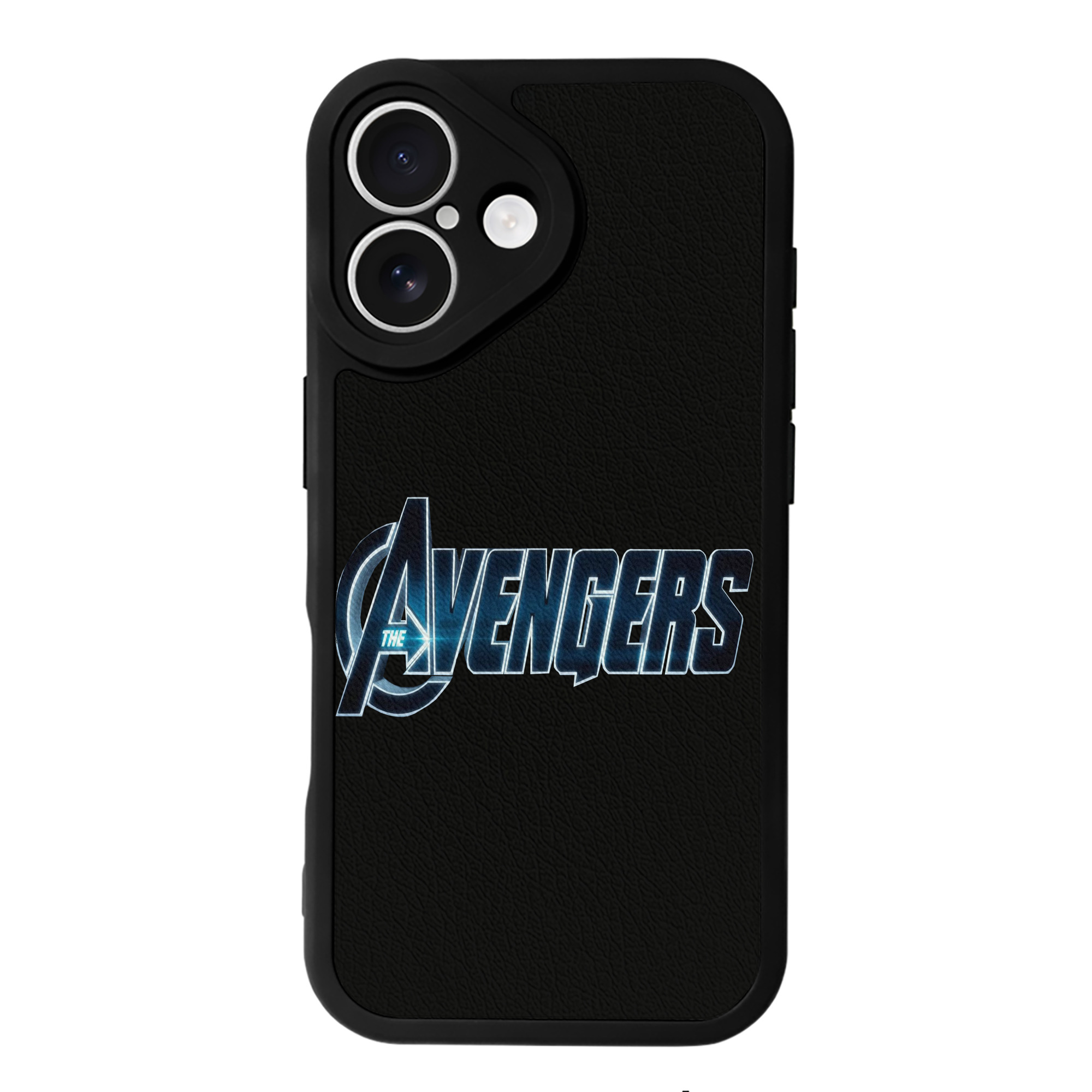 （画像用） アベンジャーズ The Avengers 【iPhone 16シリーズ対応】シリコンスマホケース（レザー調） 材質：シリコン